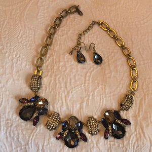 Statement Necklace with matching earrings